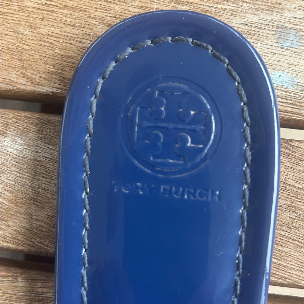 Tory Burch Navy Sandals - Picture 3 of 4